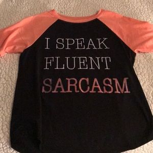 sarcasm t-shirt